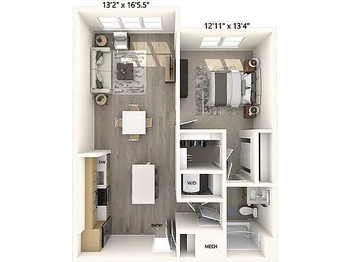 Floor plan A13
