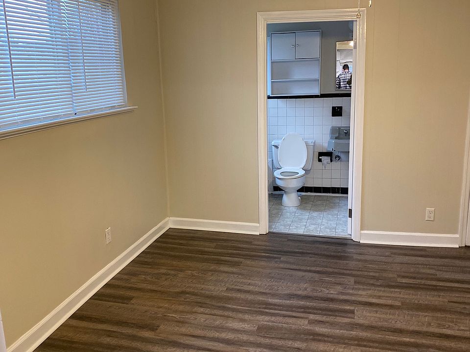 Bedroom and bathroom
