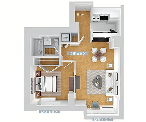 Floor plan Furnished-f-a10-680-5e-p1e