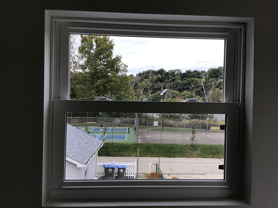 View from window in kitchen