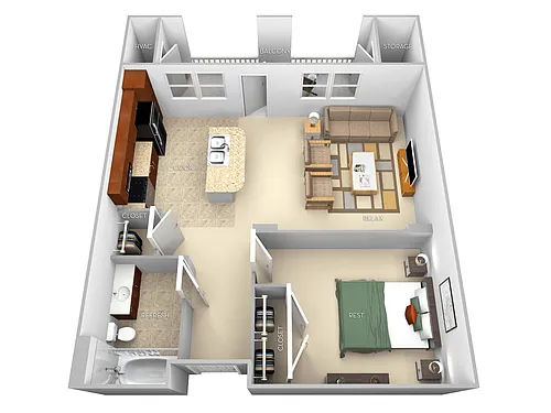 Floor plan The Tessio