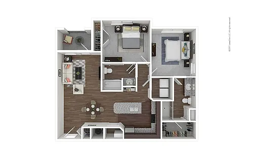 Floor plan The Panther Creek - Workforce Housing