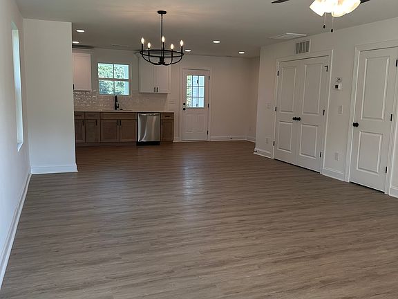 Living, dining and kitchen