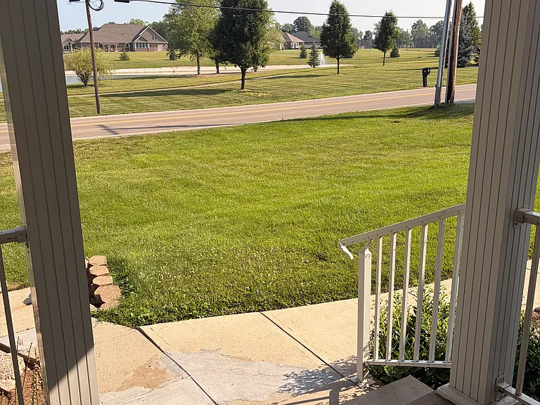 view from front porch
