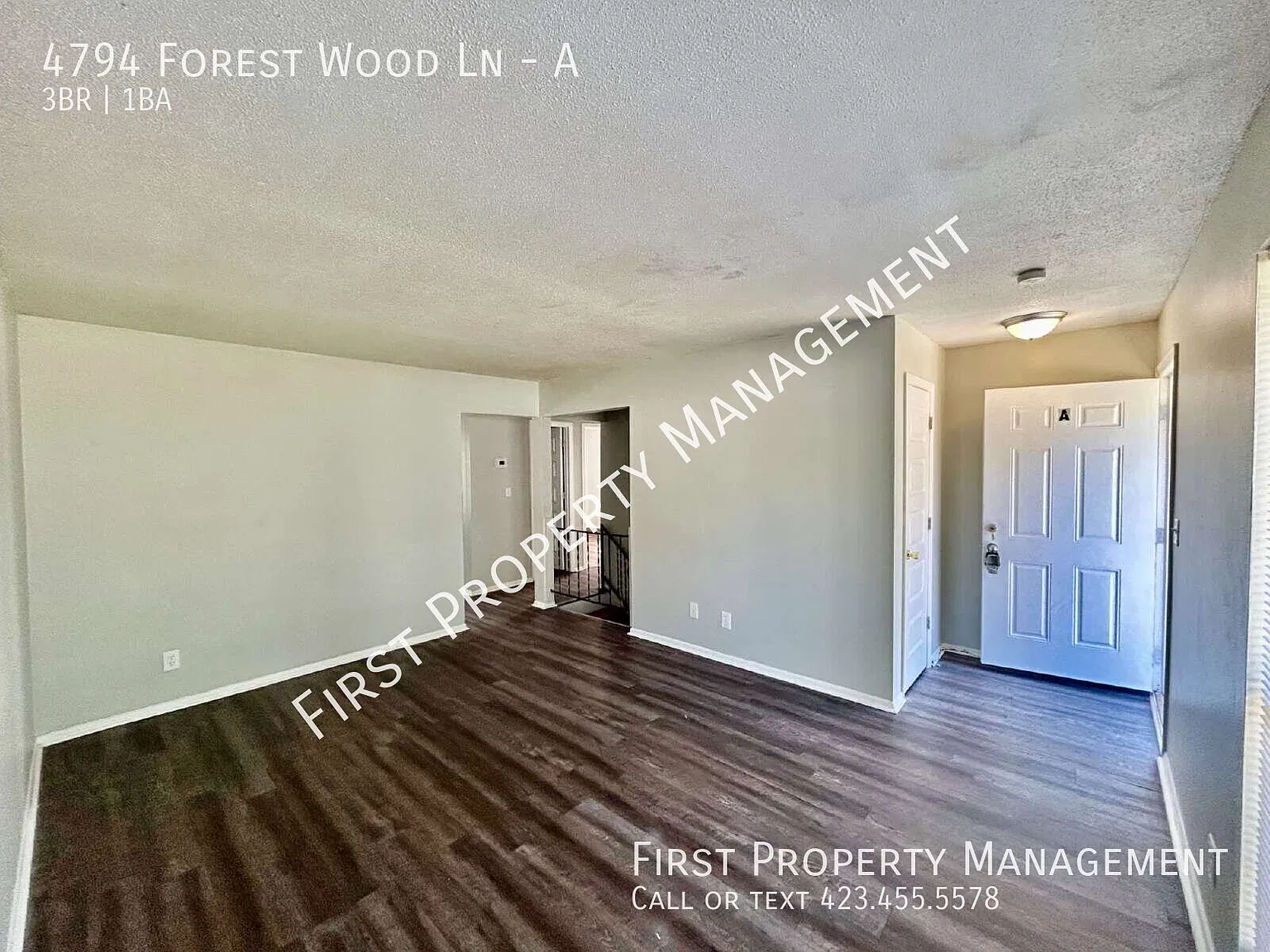 4794 Forest Wood Ln Unit A: Hixson 3Bed/1Bath Duplex Unit with Garage, Central AC, Laundry Hook U... — Photo 1