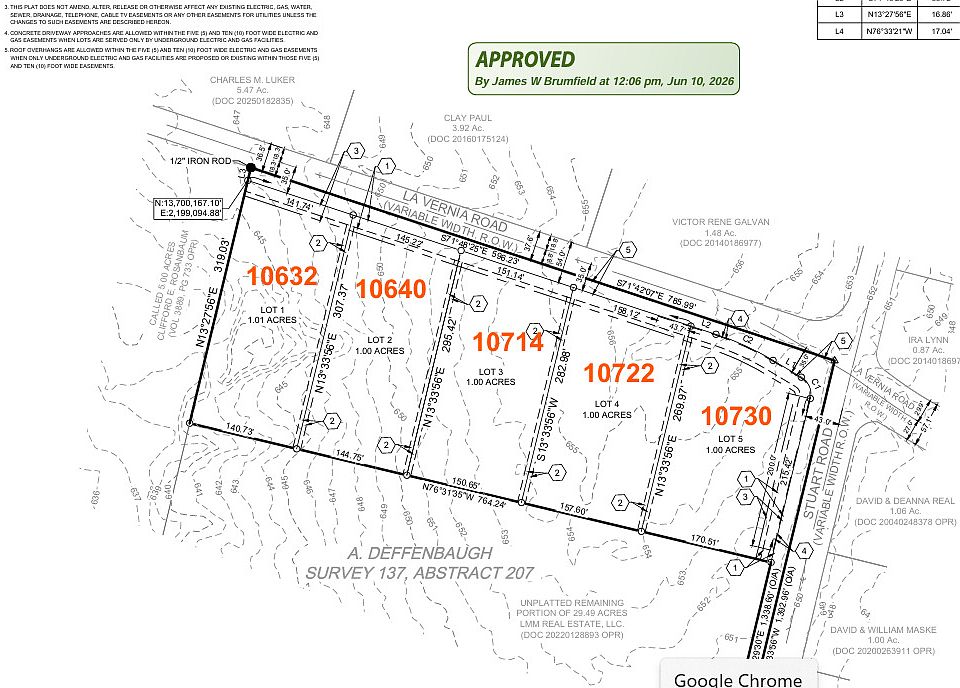 2nd image of 10632 La Vernia Rd LOT 1