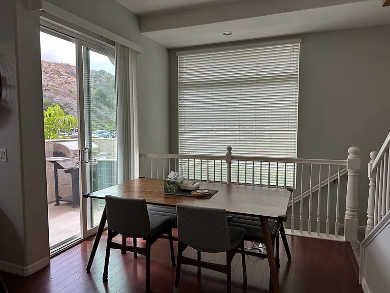 Main floor dining area