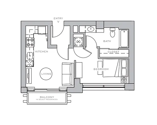 Floor plan Metro B