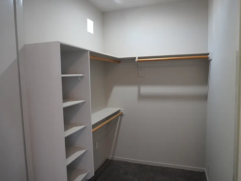 Bedroom 1's Walk in Closet