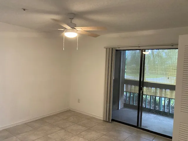 Living Area with slider