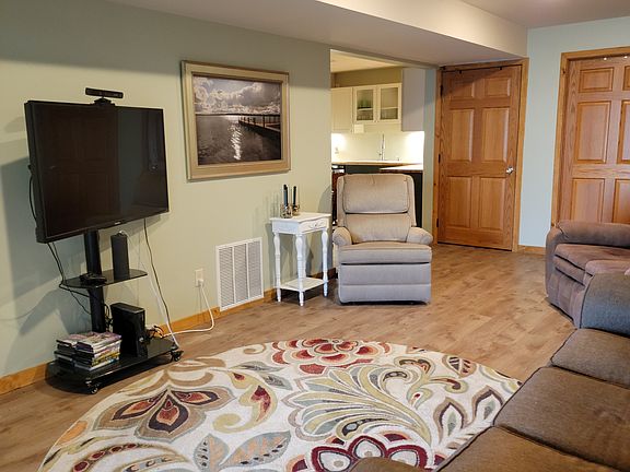 Living area facing inside toward kitchen