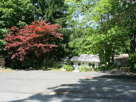 Huge driveway  There is off street parking for at least five cars.