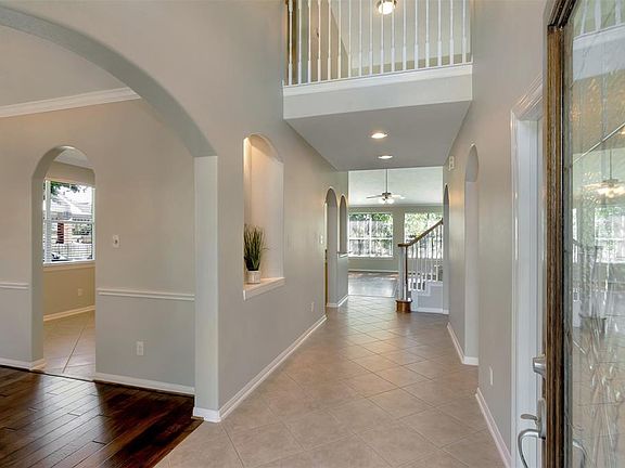 Tile laid on Diagonal Foyer!