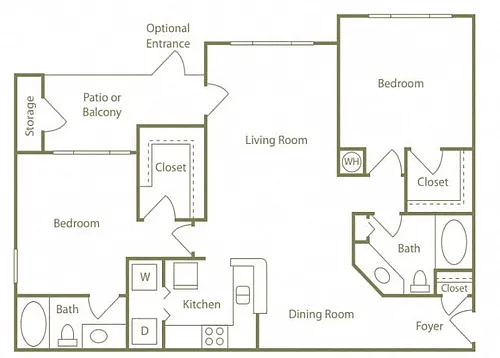 Floor plan The Lockhart