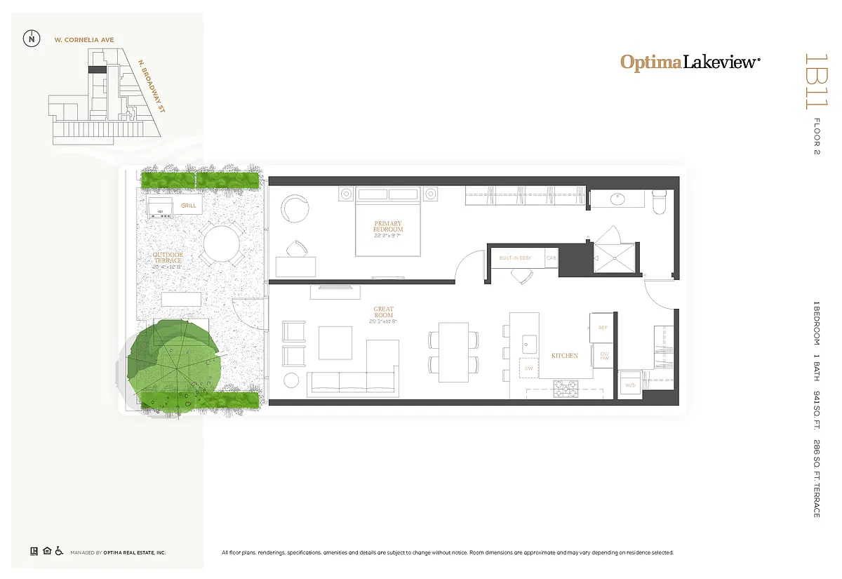 Floor plan 1B11