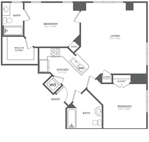 Floor plan B6