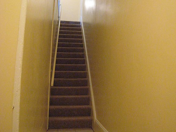 Inside front door looking up