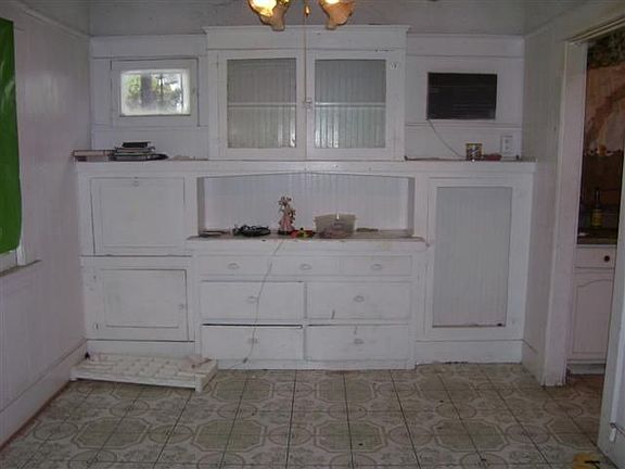 cabinet in dining/living area