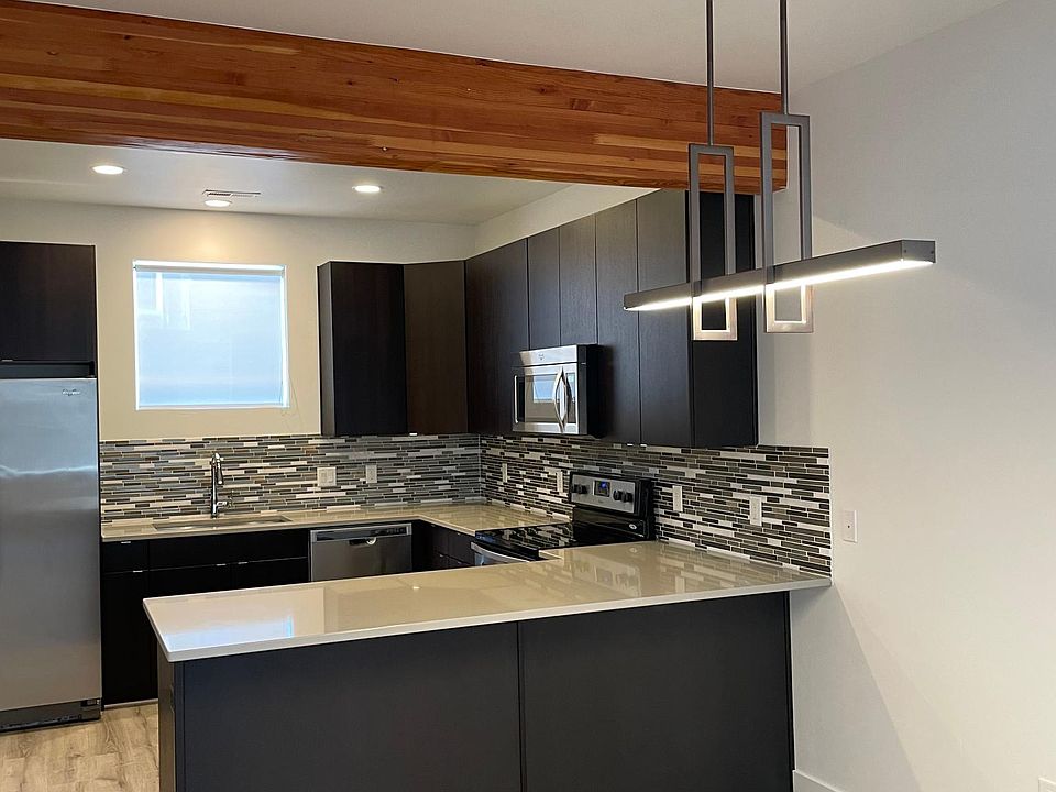 Kitchen and dining area