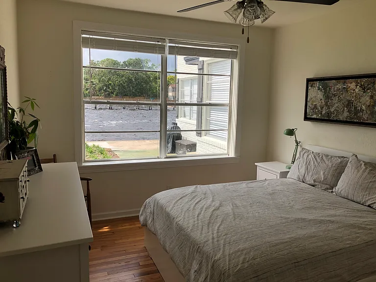 Primary Bedroom with Riverfront View