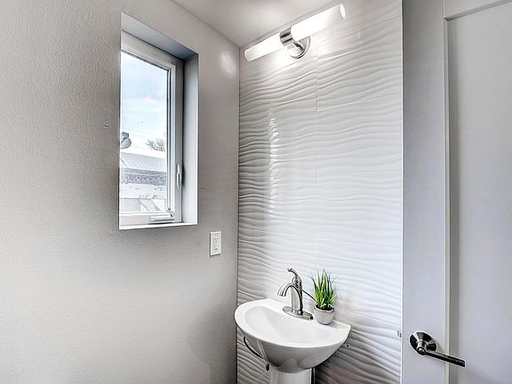 Main floor powder room