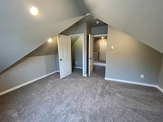 Bedroom 4 with walk-in closet.