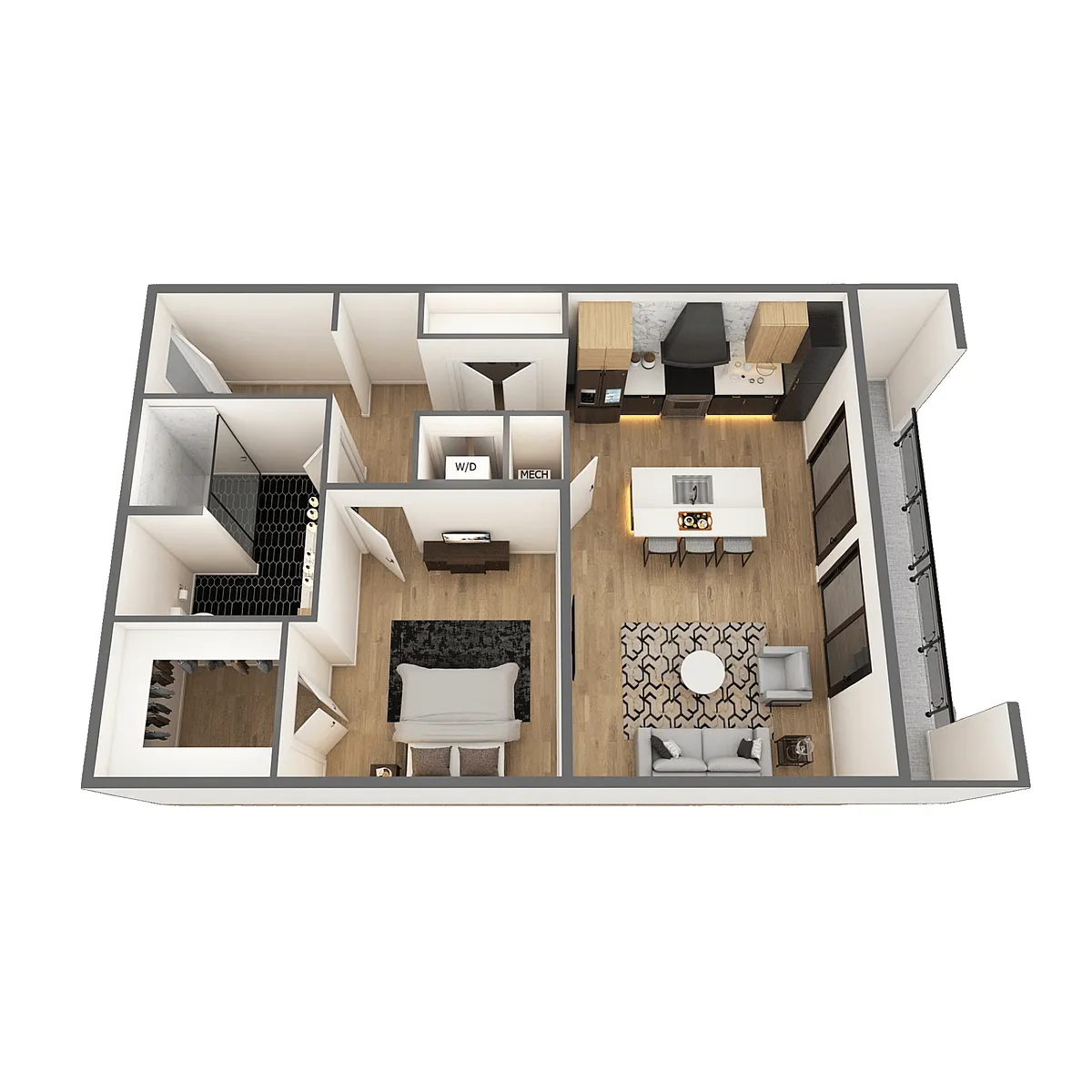 Floor plan Grand Army (A4)
