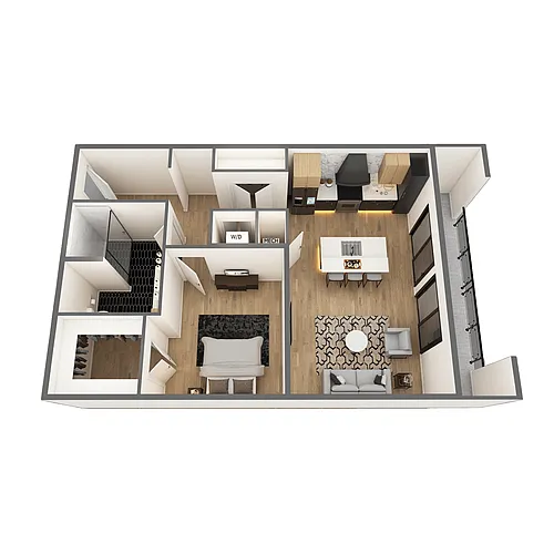 Floor plan Grand Army (A4)