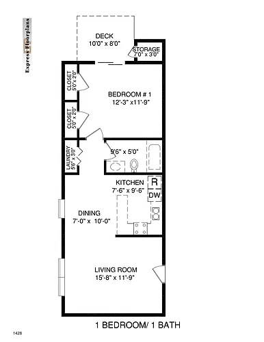Floor plan Oak