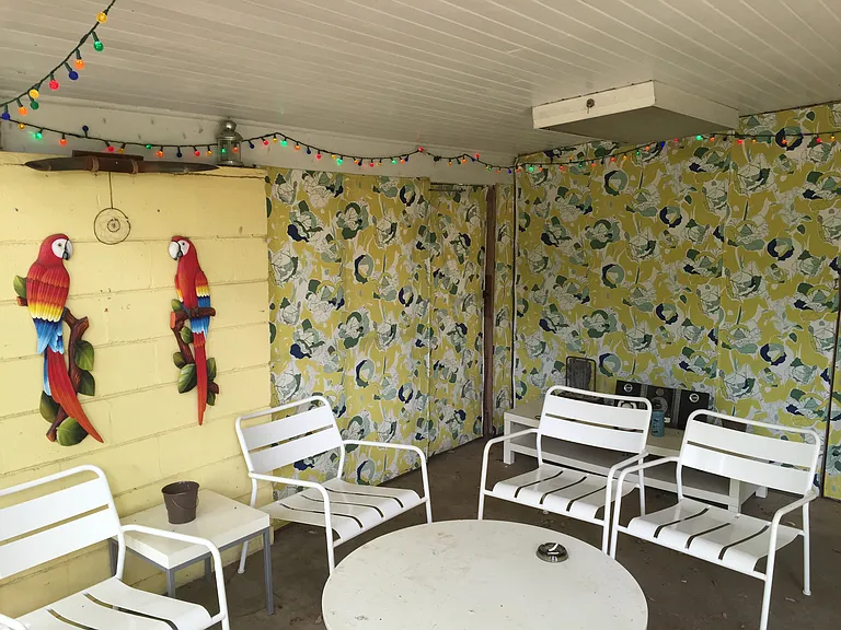 Back porch area