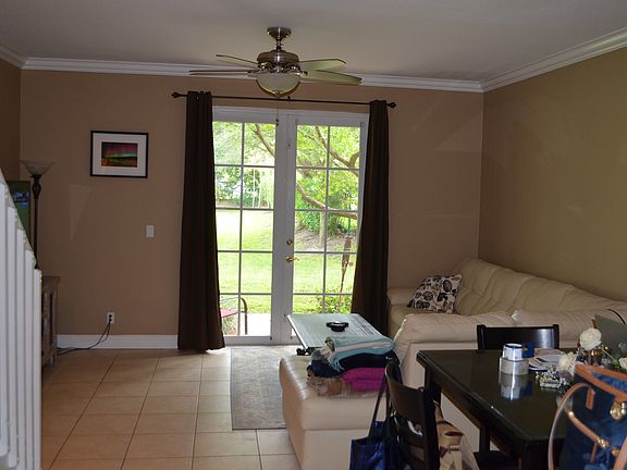 French doors to backyard area