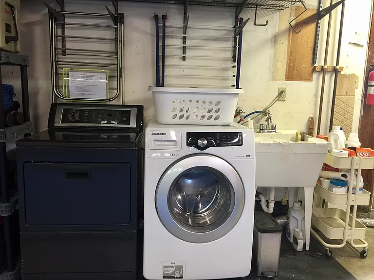 Clean and functional laundry area
