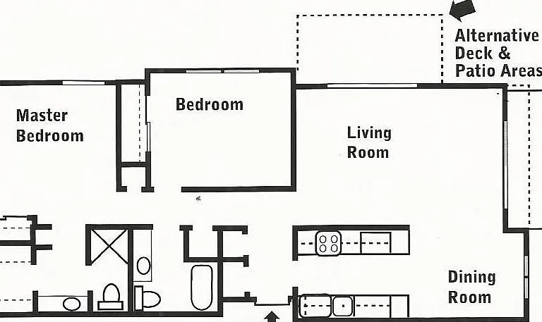 2 bed 2 bath Flat
