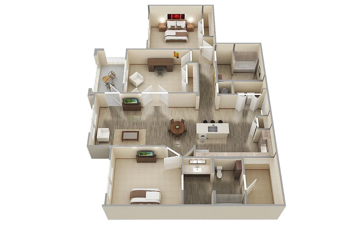 Floor plan C3 - Coronado w/ Office/Den