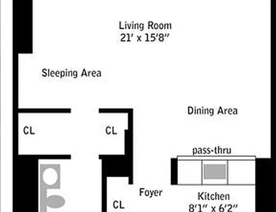 2nd image of 150 W 56th St APT 3809
