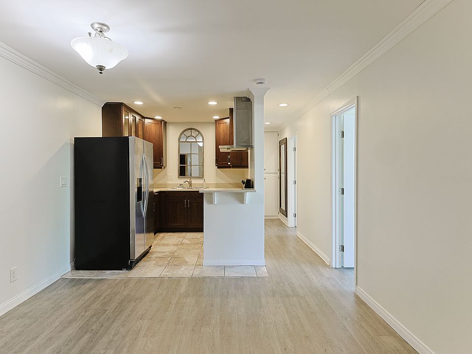 Living room and kitchen