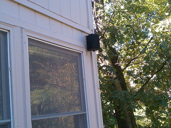Built-in outdoor sound system