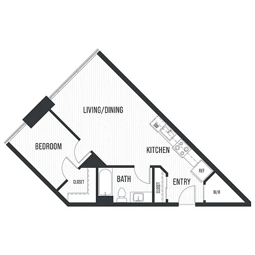 Floor plan Plan 1J