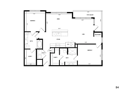 Floor plan B4