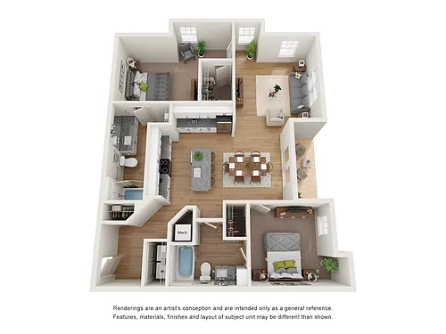 Floor plan Parkway (B2)