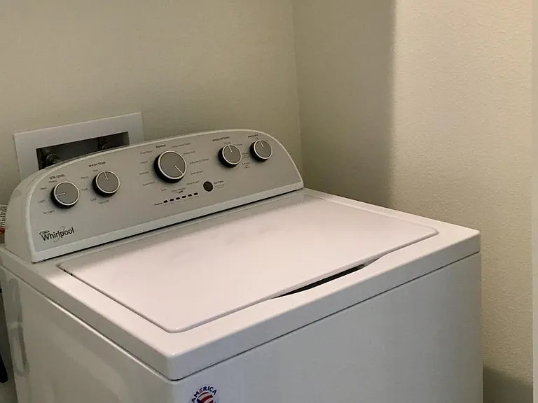 Laundry on the second floor provided with washer and dryer. Tenant has option to bring their own washer and dryer.