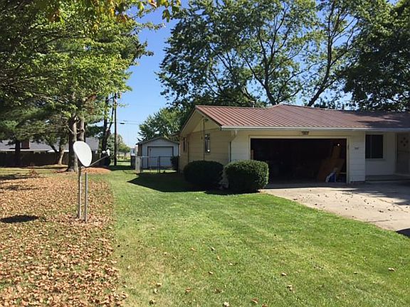 Side view of house & shed.