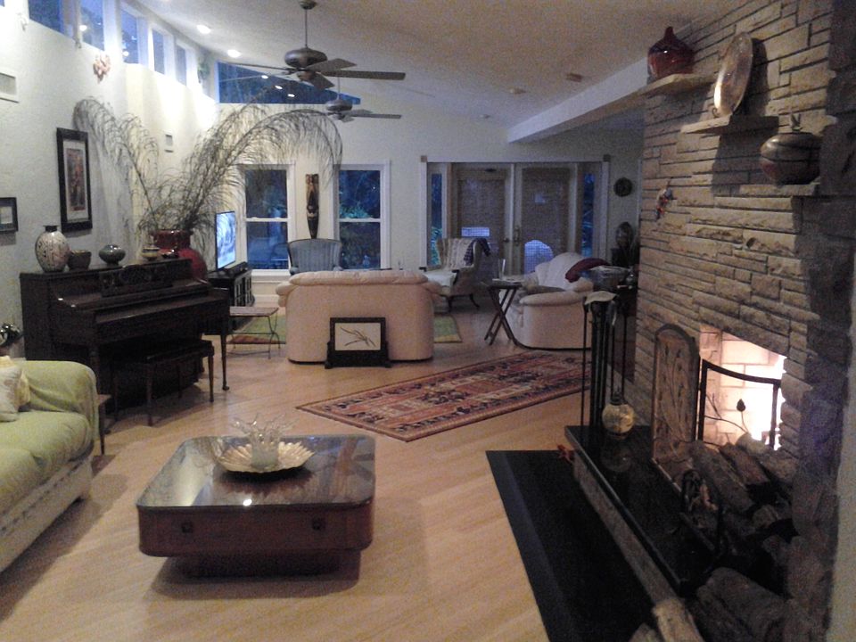 Front door looking in
