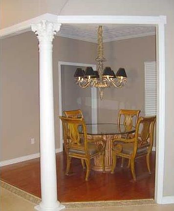 Dining has hardwood floors