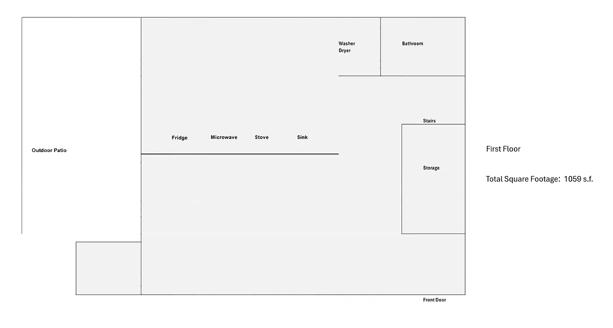 Floor plan Townhome