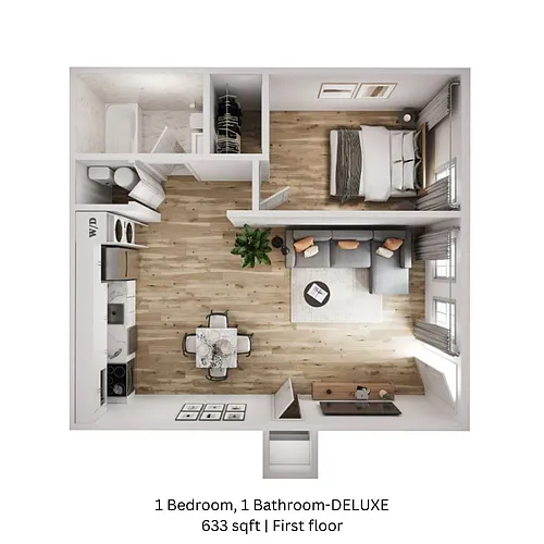Floor plan 1 Bedroom