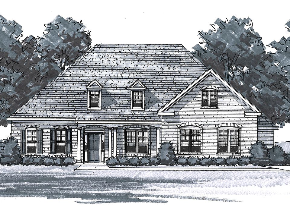 The Shelburne - Elevation A Side Entry - No Bonus Room