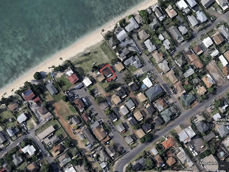property outlined in red