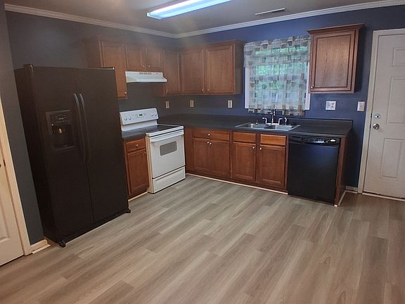 Kitchen area with appliances