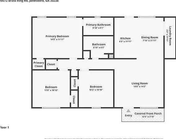 3 bed, 2.0 bath, 1188 sqft, $1,525 — Photo 2
